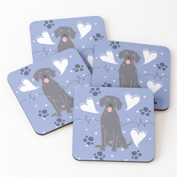 Item preview, LOVE Blue Weimaraner designed and sold by Lulupainting.