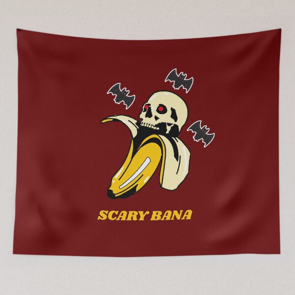 Item preview, SCARY BANA SKULL designed and sold by JustAmbers.