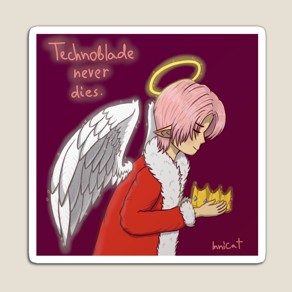 Technoblade Never Dies  Postcard for Sale by marialagass