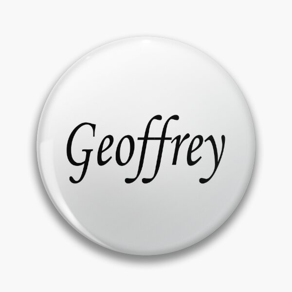 Item preview, Geoffrey - black name lettering text - 0722 designed and sold by PrettyDesserted.