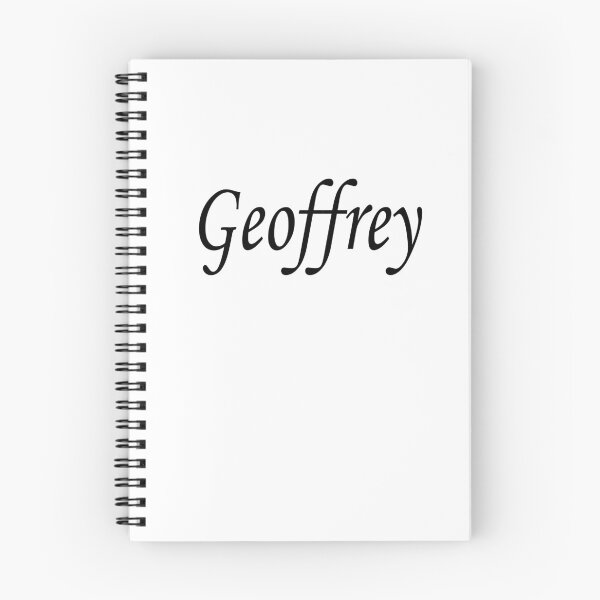 Item preview, Geoffrey - black name lettering text - 0722 designed and sold by PrettyDesserted.