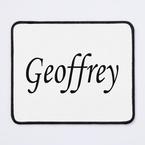 Item preview, Geoffrey - black name lettering text - 0722 designed and sold by PrettyDesserted.