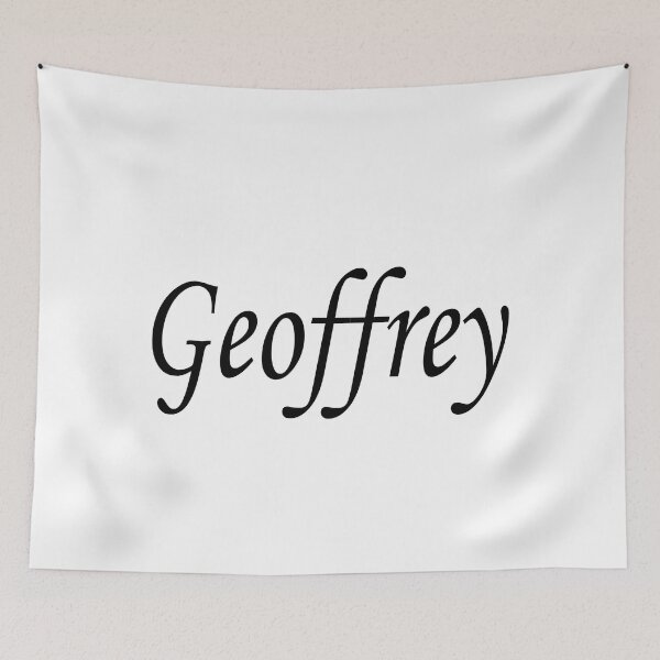Item preview, Geoffrey - black name lettering text - 0722 designed and sold by PrettyDesserted.