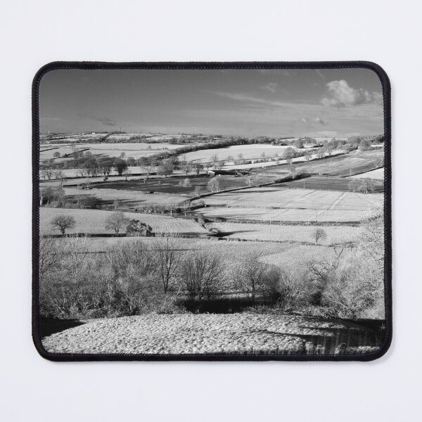 Item preview, Shepton Mallet, Black and White Panorama Landscape Photo designed and sold by JonDelorme.