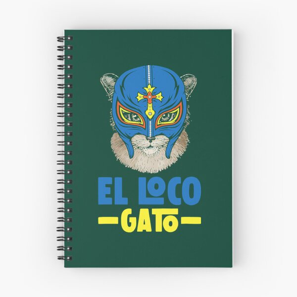 Item preview, El Loco Gato Lutcha Libre Cat Owner   designed and sold by SwazzDdraws.