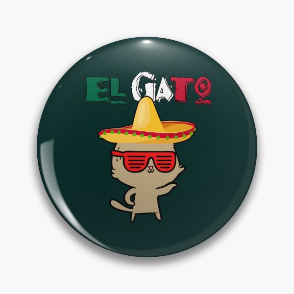 Item preview, El Gato Mexican Cat    designed and sold by SwazzDdraws.