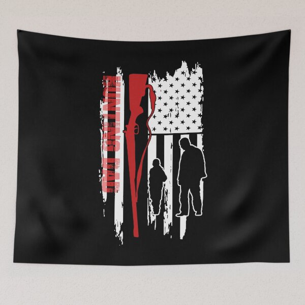 Item preview, Hunting Dad American Flag designed and sold by UnknownArtistt.