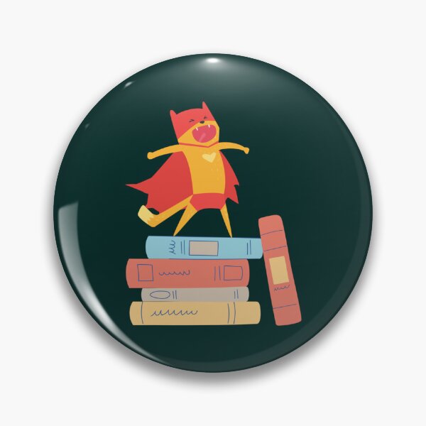 Item preview, Gato lector I Ratón de biblioteca I Libros I Libro, gato niños   designed and sold by SwazzDdraws.