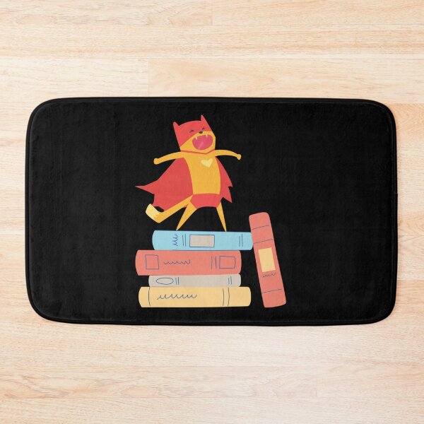 Item preview, Gato lector I Ratón de biblioteca I Libros I Libro, gato niños   designed and sold by SwazzDdraws.