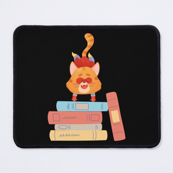 Item preview, Gato lector I Ratón de biblioteca I Libros I Libro, gato designed and sold by SwazzDdraws.