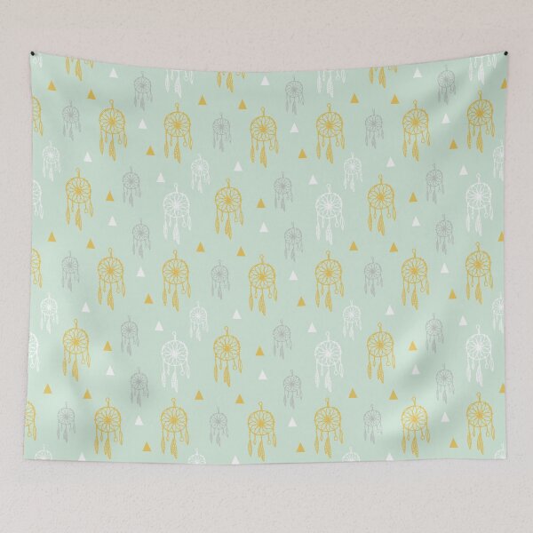 Item preview, dreamcatcher - gold, mint designed and sold by Laura Wright.