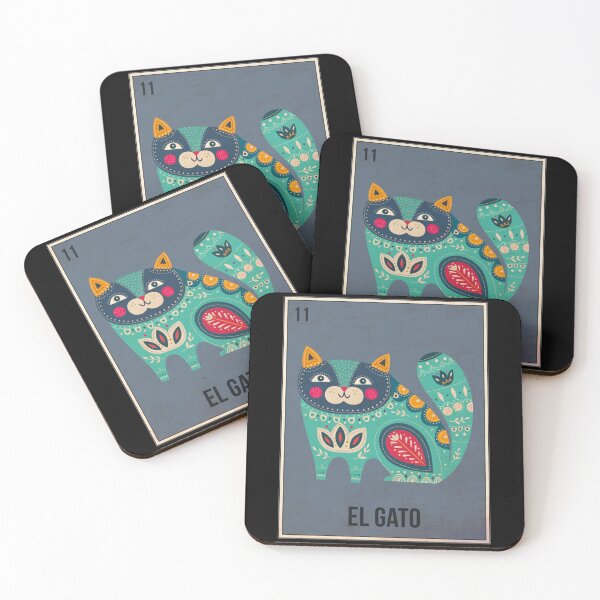 Item preview, Loteria Style Card - El Gato   designed and sold by SwazzDdraws.