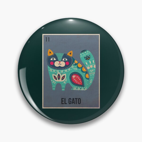 Item preview, Loteria Style Card - El Gato   designed and sold by SwazzDdraws.