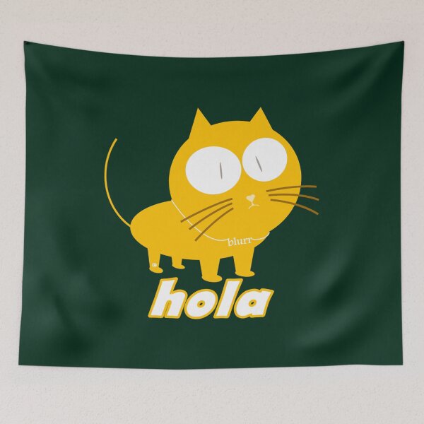 Item preview, Hola Orange Blurr The Cat   designed and sold by SwazzDdraws.