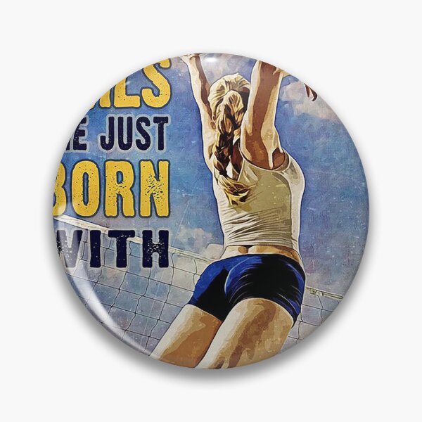 Item preview, Some girls are just born with volleyball in their souls designed and sold by cevyl49.