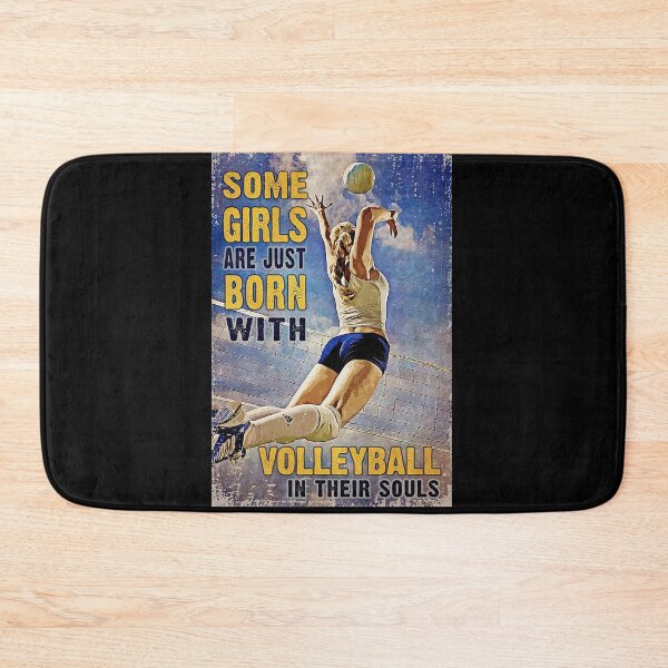 Item preview, Some girls are just born with volleyball in their souls designed and sold by cevyl49.