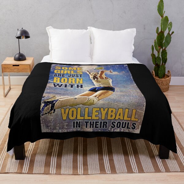 Item preview, Some girls are just born with volleyball in their souls designed and sold by cevyl49.