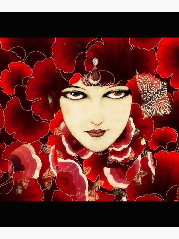 the-lady-in-red-poster-for-sale-by-chillipeaco-redbubble