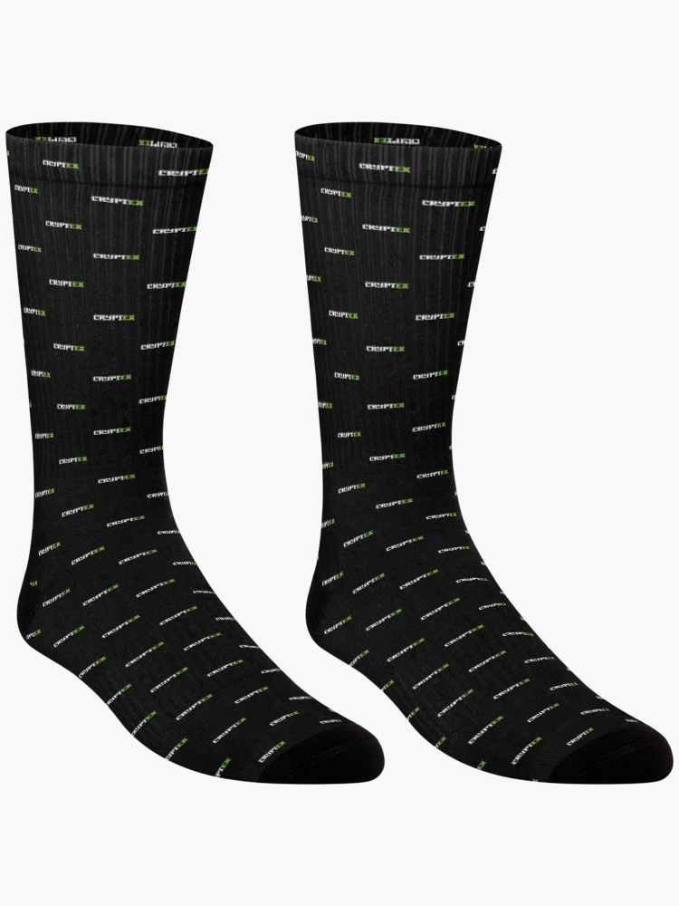Thumbnail 3 of 5, Socks, Classic Cryptex Code designed and sold by RandomDel.