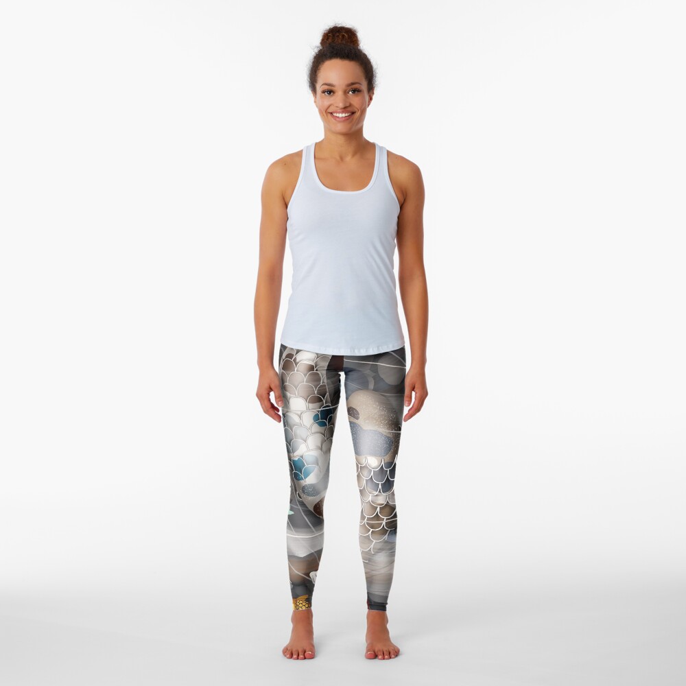 Koi Fish Pond Leggings