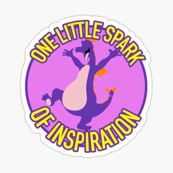 One Little Spark of Inspiration Transparent Sticker