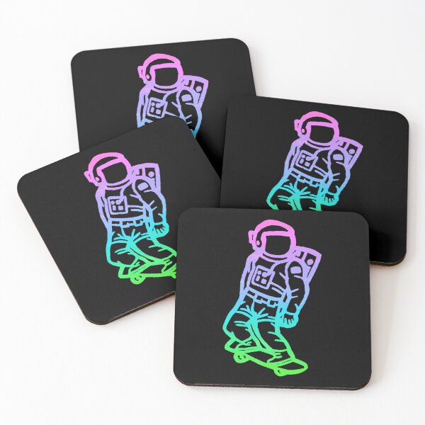 Item preview, Neon Skateboarding Astronaut designed and sold by GL Digital Artwork .
