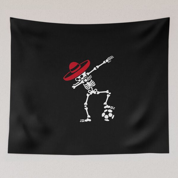 Item preview, Mexico Dab Dabbing Skeleton Soccer Football Essential T-Shirt designed and sold by kerritoniap2g.