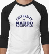 (Completely Unofficial) - Star Wars Inspired - University of Naboo Aquaponics Men's Baseball ¾ T-Shirt