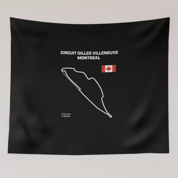 Item preview, Circuit gilles villeneuve retro designed and sold by Jacksonup017.