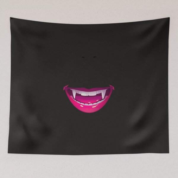 Item preview, Vampire Face,Red Lip Face Mask . designed and sold by benditcort.