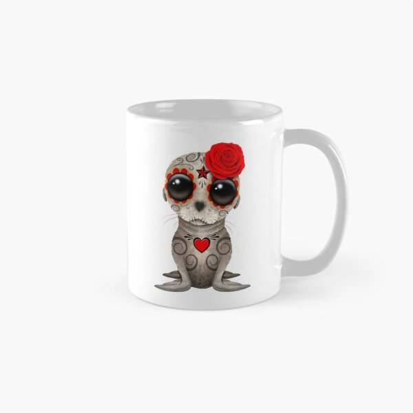 Item preview, Red Day of the Dead Baby Sea Lion designed and sold by JeffBartels.