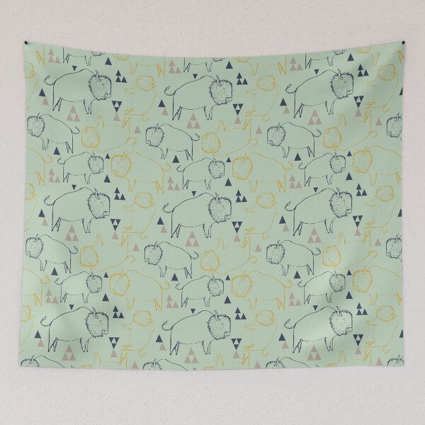 Item preview, bison buffalo designed and sold by Laura Wright.