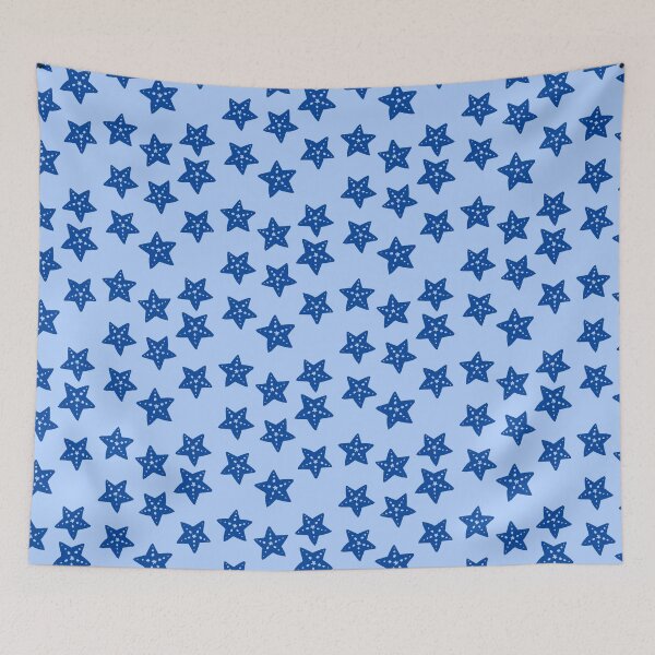 Item preview, Blue starfish pattern designed and sold by AylaTivoli.