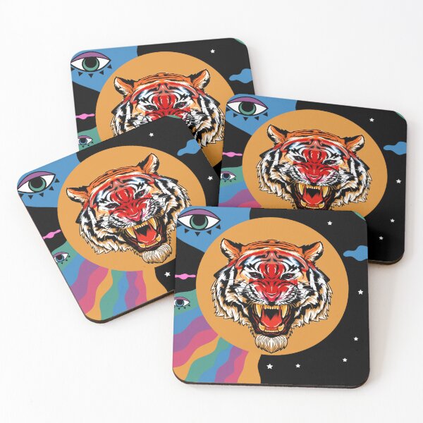 Artikelvorschau, Tiger illustriert entworfen und verkauft von eurodancestore.