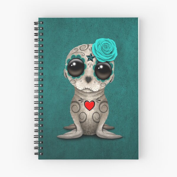 Item preview, Blue Day of the Dead Baby Sea Lion designed and sold by JeffBartels.