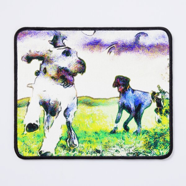 Item preview, Chase Me Spinone designed and sold by FOLK ART FUSION by heidiannemorris.