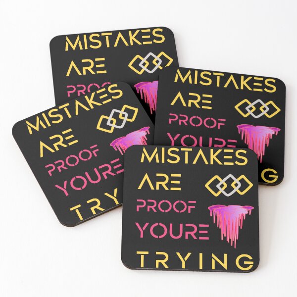 Item preview, mistakes are proof youre trying designed and sold by Babytopia.