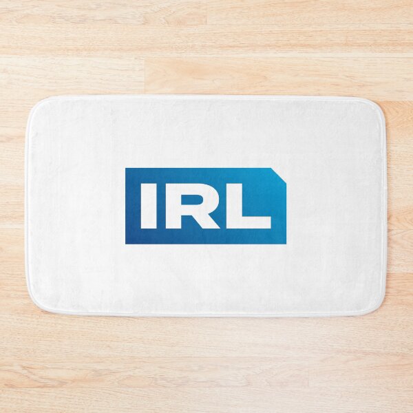 Item preview, IRL (Blue on White) designed and sold by STUDIO-72.