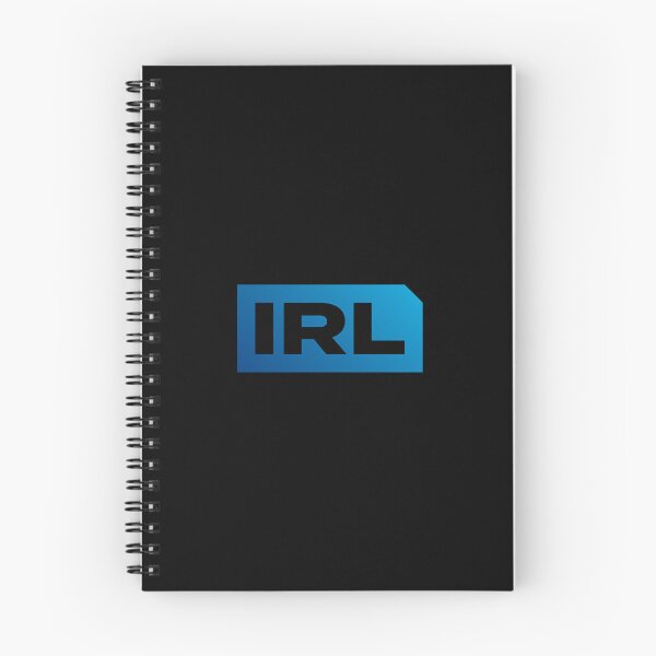 Item preview, IRL (Blue on Black) designed and sold by STUDIO-72.