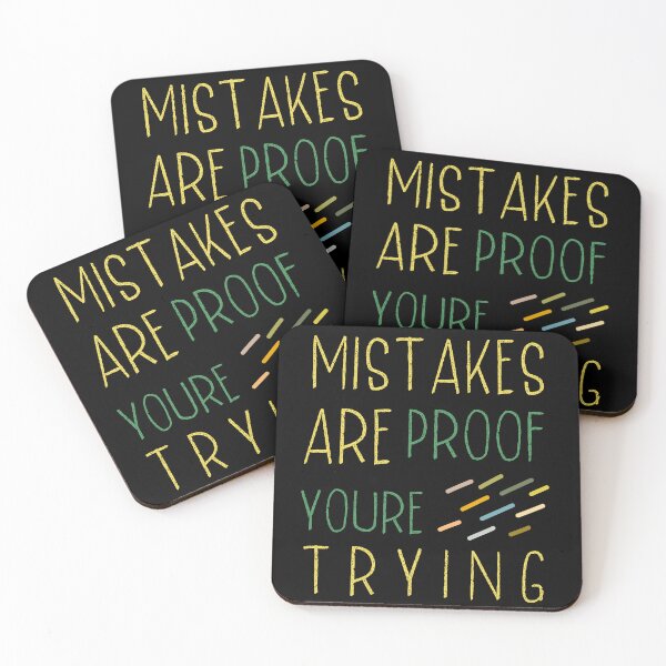 Item preview, mistakes are proof youre trying designed and sold by Babytopia.