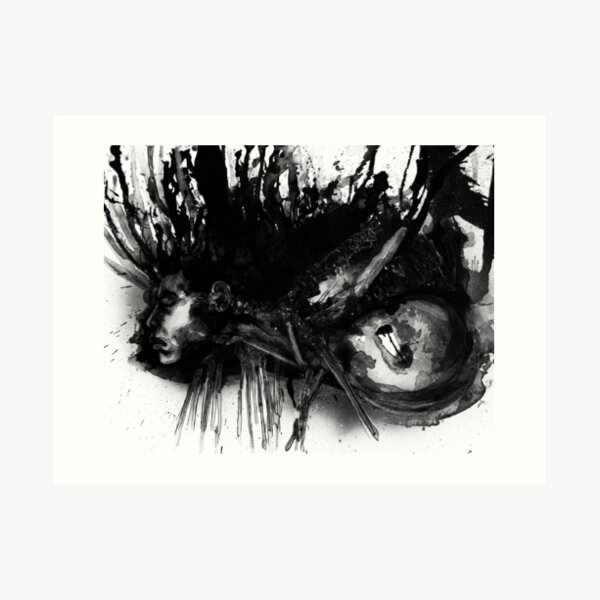 Woman and Machine Art Print