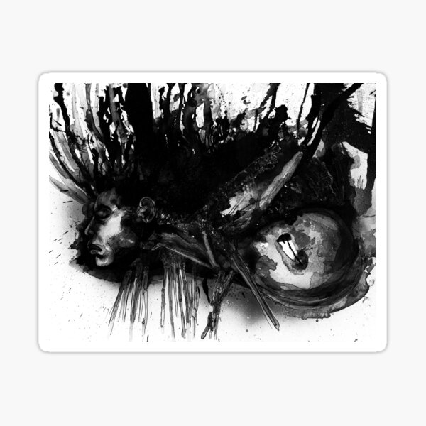 Woman and Machine Sticker
