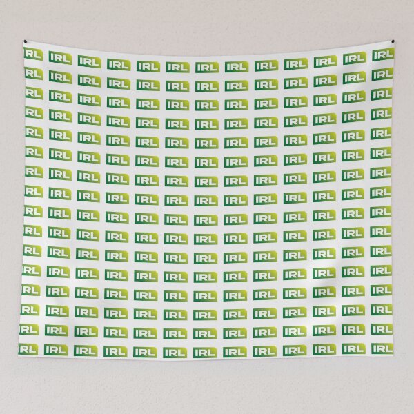 Item preview, IRL (Green on White) designed and sold by STUDIO-72.