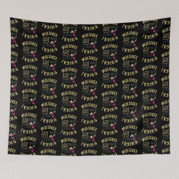Item preview, mistakes are proof youre trying designed and sold by Babytopia.