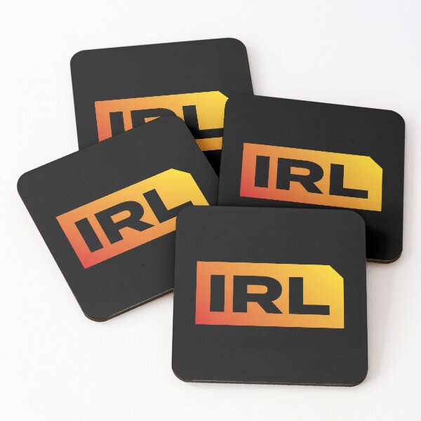 Item preview, IRL (Orange on Black) designed and sold by STUDIO-72.
