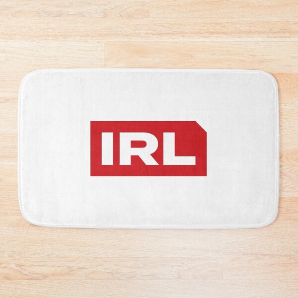 Item preview, IRL (Red on White) designed and sold by STUDIO-72.