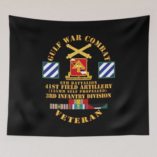 Item preview, Army - Gulf War Combat Vet w 6th Bn 41st Arty - 3rd ID X 300 designed and sold by Military Insignia Products.
