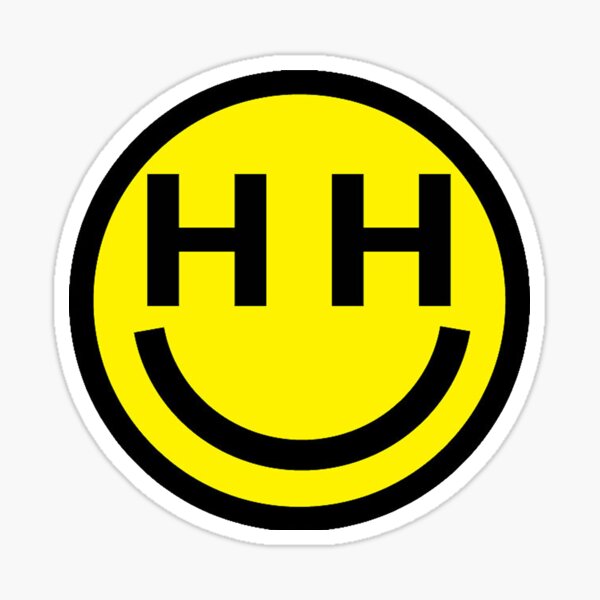 Happy Hippie Foundation Logo Miley Cyrus Pegatina