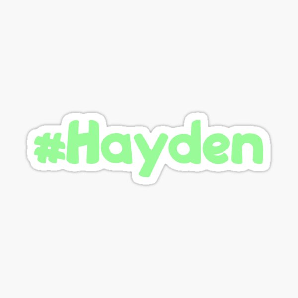 "Hayden, Funny Cool Best color art" Sticker for Sale by artdragongift
