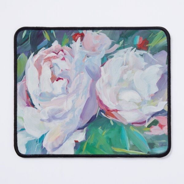 Item preview, White peonies designed and sold by ilzedesign.